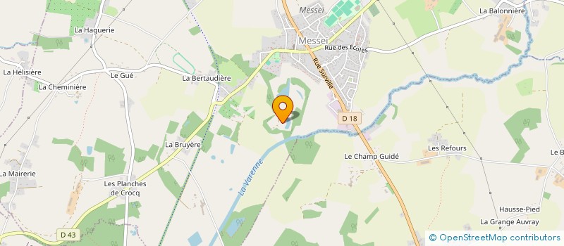 localisation de l'entreprise SCI DU VIEUX CHATEAU à MESSEI