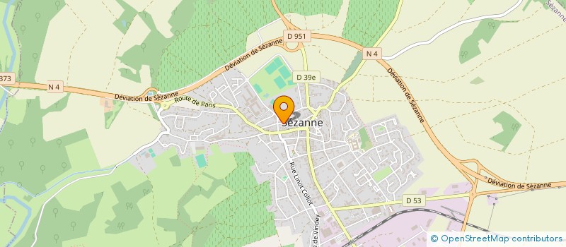 localisation de l'entreprise SCI DU VIEUX CHATEAU à SEZANNE