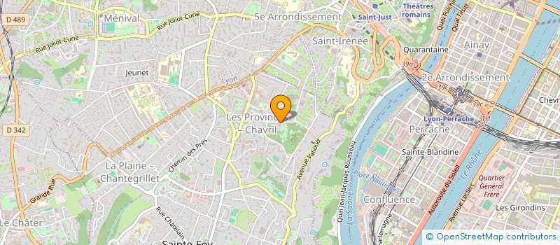 localisation de l'entreprise SCI DU VIEUX CHATEAU  SAINTE-FOY-LES-LYON