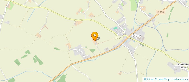 localisation de l'entreprise SCI DU VIEUX CHATEAU à DIGNY
