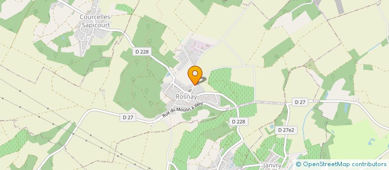localisation de l'entreprise SCI DU VIEUX CHATEAU à ROSNAY
