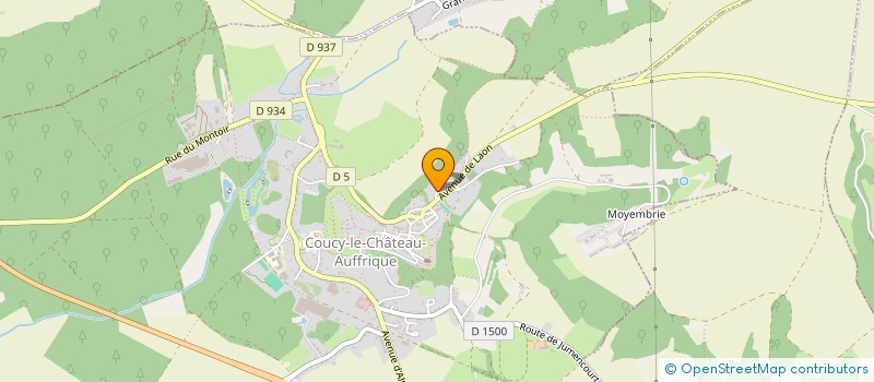 localisation de l'entreprise SCI DU VIEUX CHEMIN  COUCY-LE-CHATEAU-AUFFRIQUE