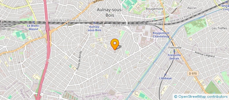 localisation de l'entreprise SCI DU VIEUX CHEMIN DE BLANC MESNIL à AULNAY-SOUS-BOIS