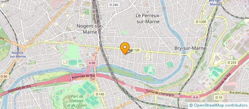 localisation de l'entreprise SCI DU VIEUX CHENE  LE PERREUX-SUR-MARNE
