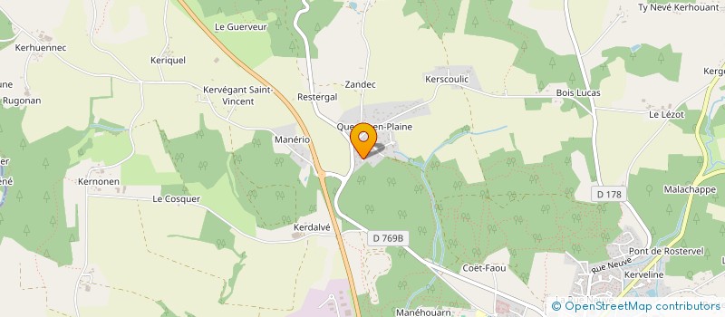 localisation de l'entreprise SCI DU VIEUX CHENE  PLOUAY