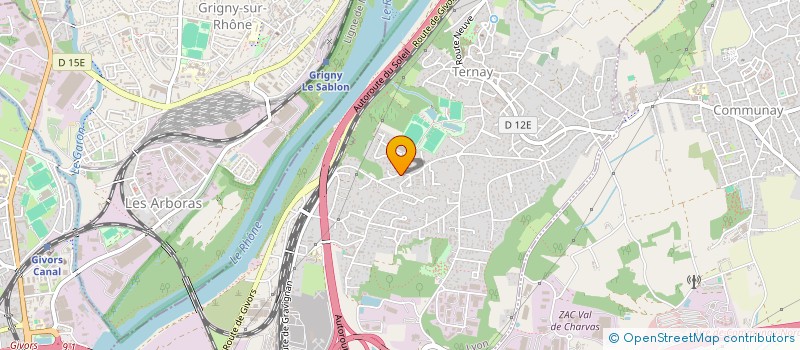 localisation de l'entreprise SCI DU VIEUX CINTRE  TERNAY