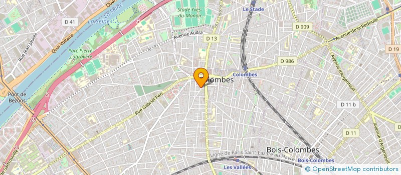 localisation de l'entreprise SCI DU VIEUX COLOMBES  COLOMBES