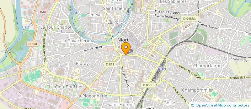 localisation de l'entreprise SCI DU VIEUX COLOMBIER à NIORT