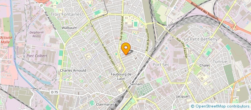 localisation de l'entreprise SCI DU VIEUX COQ  REIMS