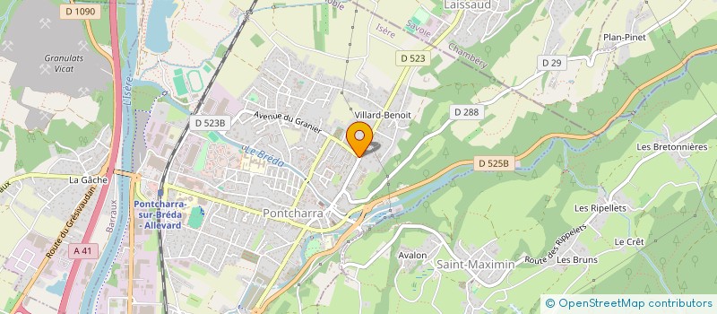 localisation de l'entreprise SCI DU VIEUX FORT  PONTCHARRA