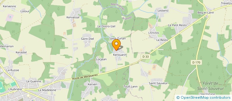 localisation de l'entreprise SCI DU VIEUX FOUR  RIANTEC