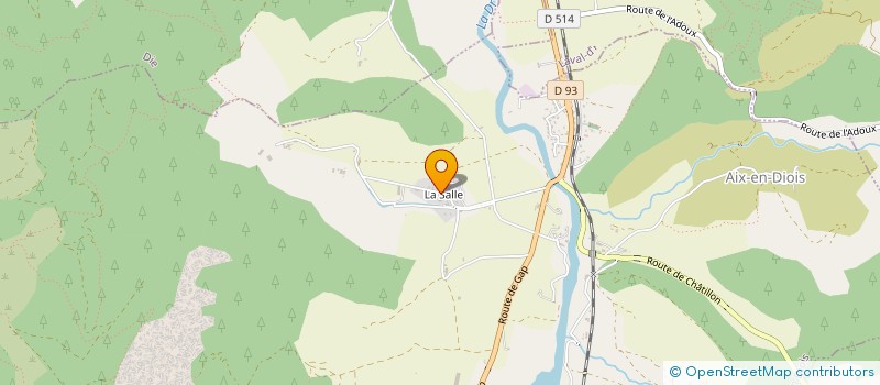 localisation de l'entreprise SCI DU VIEUX GOUVERNEMENT  SOLAURE EN DIOIS