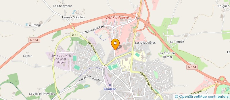 localisation de l'entreprise SCI DU VIEUX HARAS à LOUDEAC