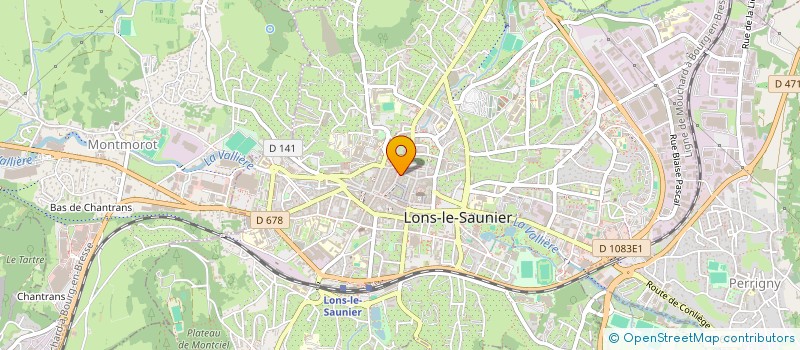 localisation de l'entreprise SCI DU VIEUX LONS  LONS-LE-SAUNIER