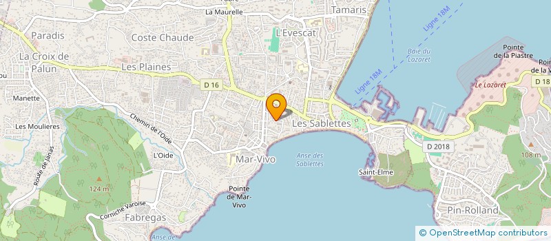 localisation de l'entreprise SCI DU VIEUX LOUIS à LA SEYNE-SUR-MER
