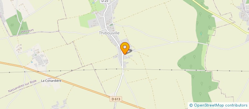 localisation de l'entreprise SCI DU VIEUX MANOIR  THIBOUVILLE