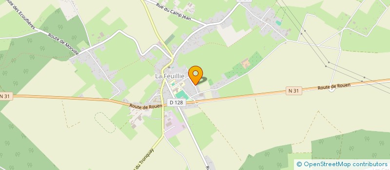 localisation de l'entreprise SCI DU VIEUX MANOIR  LA FEUILLIE