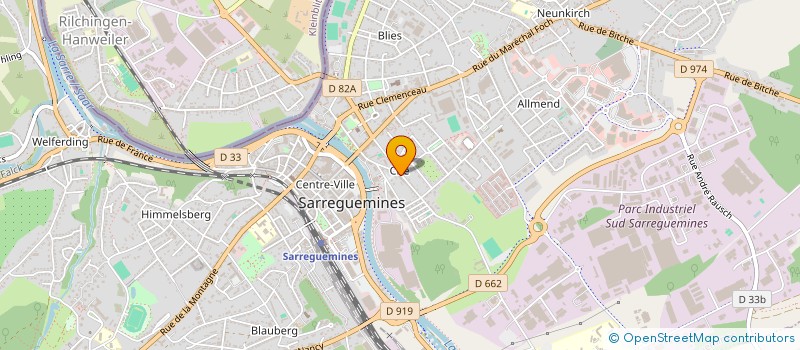 localisation de l'entreprise SCI DU VIEUX MARCHE à SARREGUEMINES