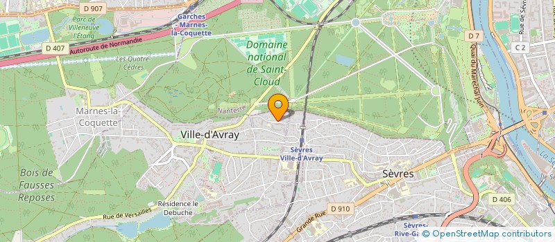 localisation de l'entreprise SCI DU VIEUX MAS  VILLE-D'AVRAY