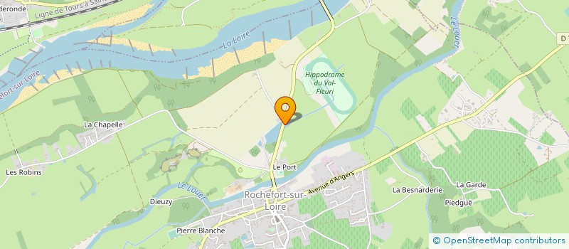 localisation de l'entreprise SCI DU VIEUX MOULIN  VAL-DU-LAYON