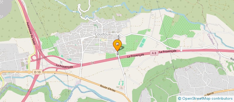 localisation de l'entreprise SCI DU VIEUX MOULIN  COUDOUX