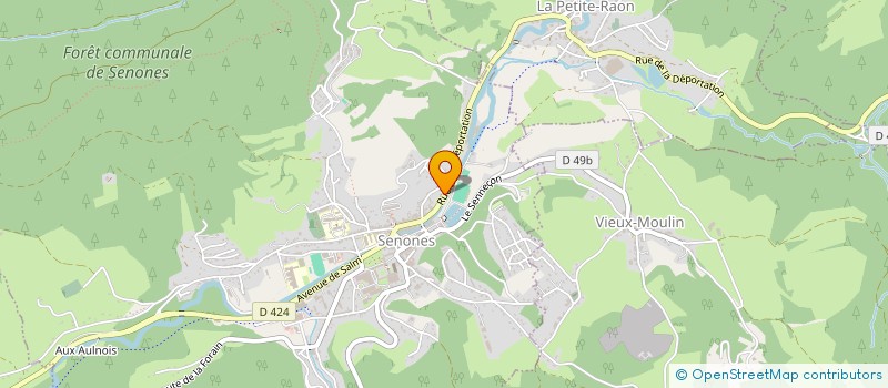 localisation de l'entreprise SCI DU VIEUX MOULIN  LA PETITE-RAON