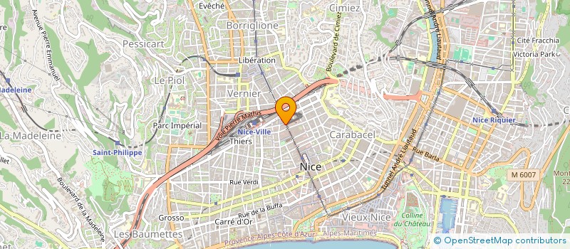 localisation de l'entreprise SCI DU VIEUX MOULIN à NICE