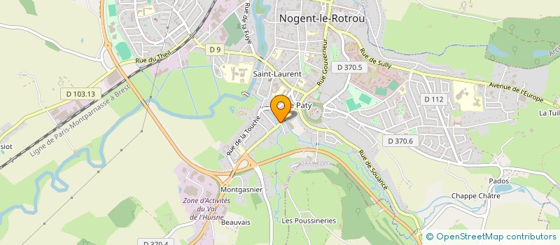 localisation de l'entreprise SCI DU VIEUX MOULIN à NOGENT-LE-ROTROU