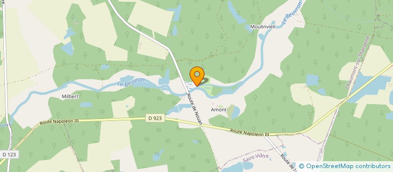 localisation de l'entreprise SCI DU VIEUX MOULIN  CHAUMONT-SUR-THARONNE