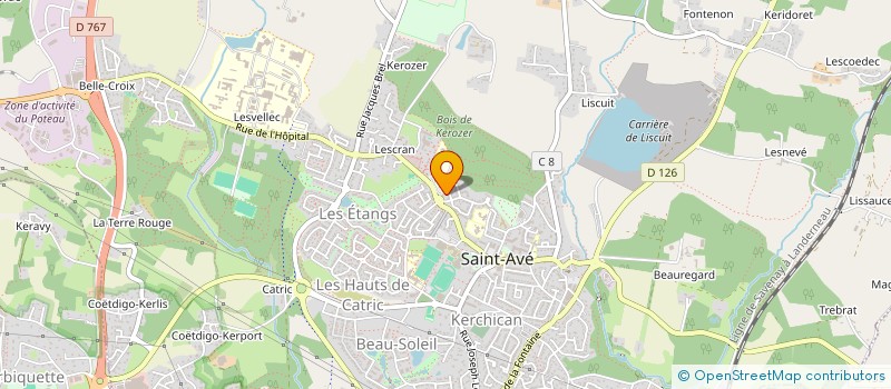 localisation de l'entreprise SCI DU VIEUX MOULIN  SAINT-AVE