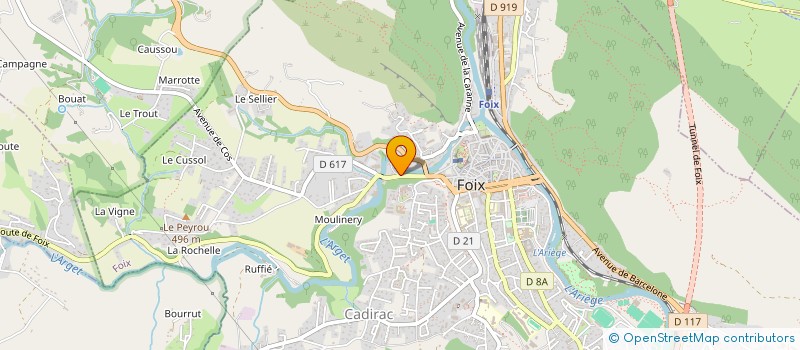 localisation de l'entreprise SCI DU VIEUX MOULIN à FOIX