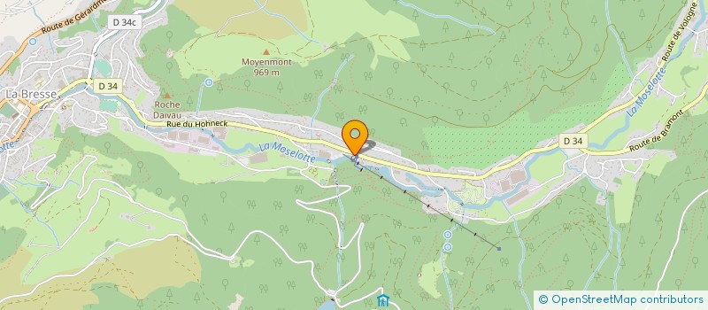 localisation de l'entreprise SCI DU VIEUX MOULIN  LA BRESSE