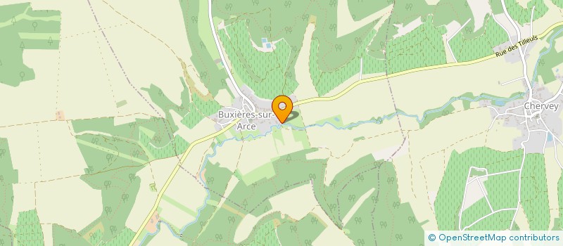 localisation de l'entreprise SCI DU VIEUX MOULIN DE BUXIERES  BUXIERES-SUR-ARCE