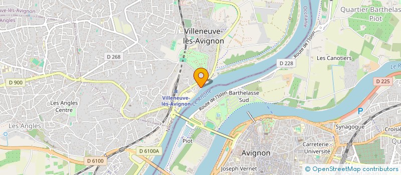 localisation de l'entreprise SCI DU VIEUX MOULIN DE LA LOUVE  VILLENEUVE-LES-AVIGNON