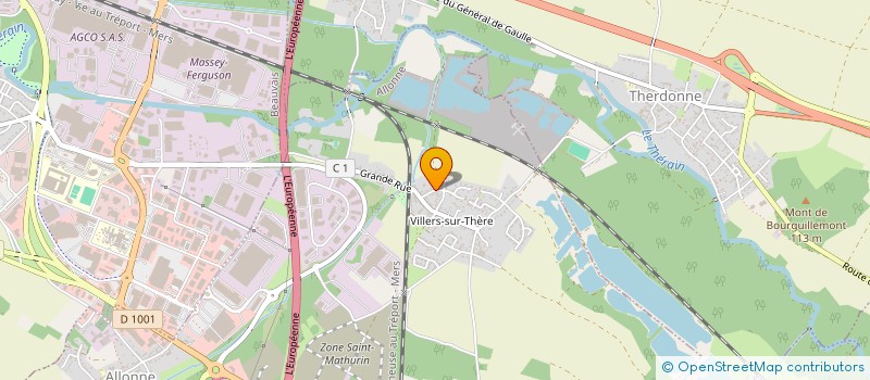 localisation de l'entreprise SCI DU VIEUX NOYER  ALLONNE