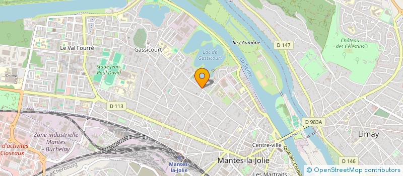 localisation de l'entreprise SCI DU VIEUX PILORI  MANTES-LA-JOLIE