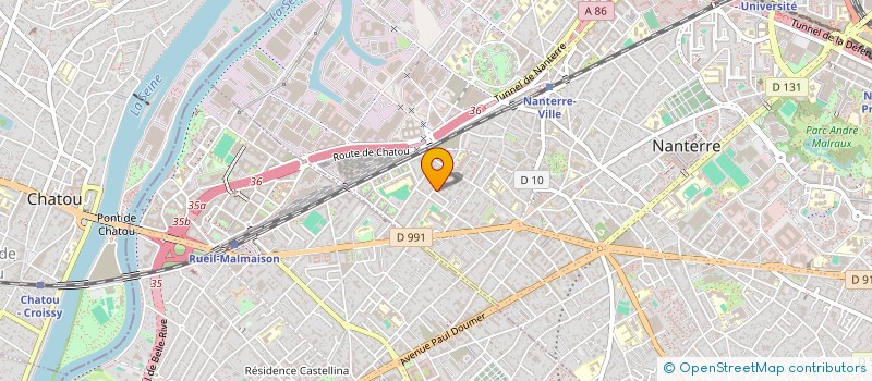 localisation de l'entreprise SCI DU VIEUX PONT  NANTERRE