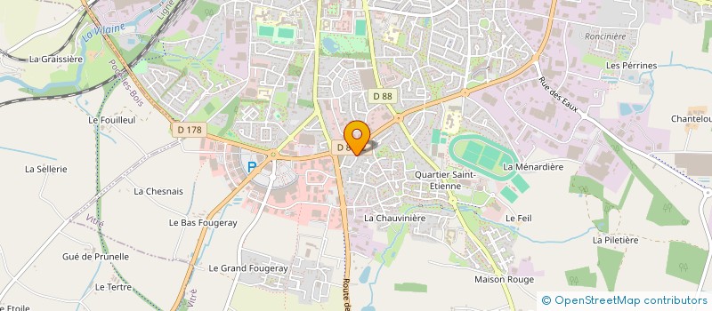 localisation de l'entreprise SCI DU VIEUX PONT  VITRE