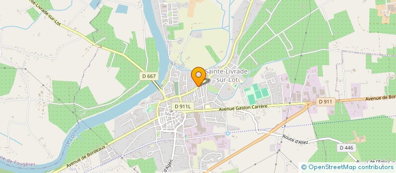 localisation de l'entreprise SCI DU VIEUX PONT  SAINTE-LIVRADE-SUR-LOT