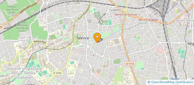 localisation de l'entreprise SCI DU VIEUX PONT  TALENCE