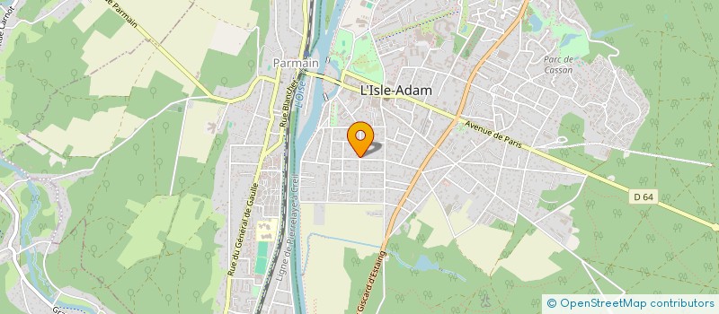 localisation de l'entreprise SCI DU VIEUX PONT  L'ISLE-ADAM