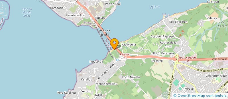 localisation de l'entreprise SCI DU VIEUX PONT  PLOUGASTEL-DAOULAS