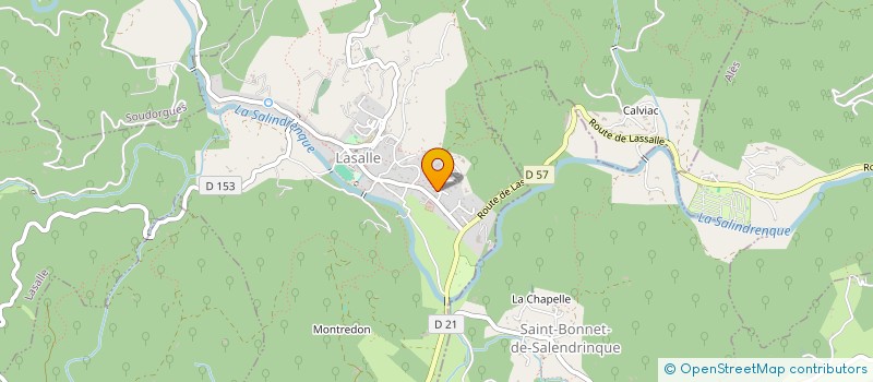 localisation de l'entreprise SCI DU VIEUX PONT  LASALLE