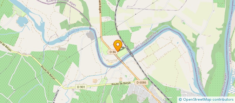 localisation de l'entreprise SCI DU VIEUX PONT CASSE  SAINT-JUST-D'ARDECHE