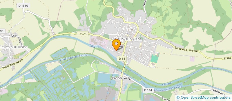 localisation de l'entreprise SCI DU VIEUX PORT  VAILLY-SUR-AISNE