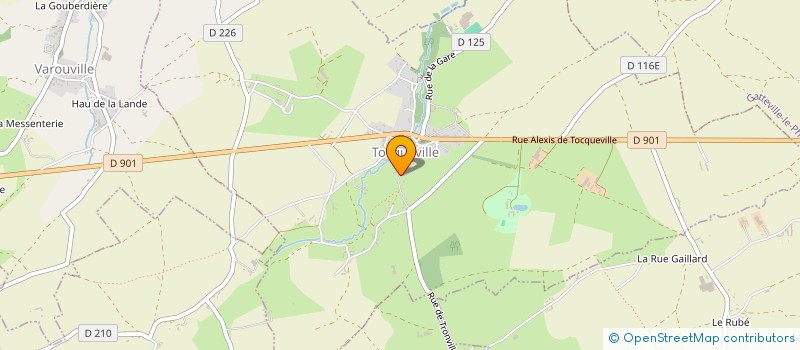 localisation de l'entreprise SCI DU VIEUX PRESBYTERE  TOCQUEVILLE