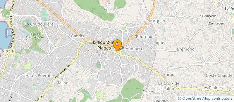 localisation de l'entreprise SCI DU VIEUX PUITS  SIX-FOURS-LES-PLAGES