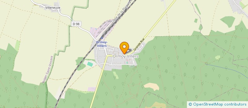 localisation de l'entreprise SCI DU VIEUX PUITS  ORMOY-VILLERS