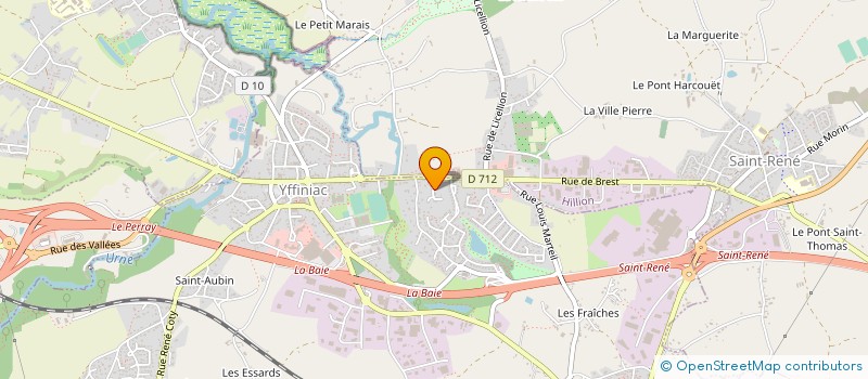 localisation de l'entreprise SCI DU VIEUX QUIMBRIN  YFFINIAC