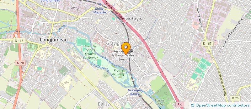 localisation de l'entreprise SCI DU VIEUX RELAIS à CHILLY-MAZARIN